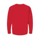 Customizable J America Rival Fleece Crewneck Sweatshirt 8641 Red Back