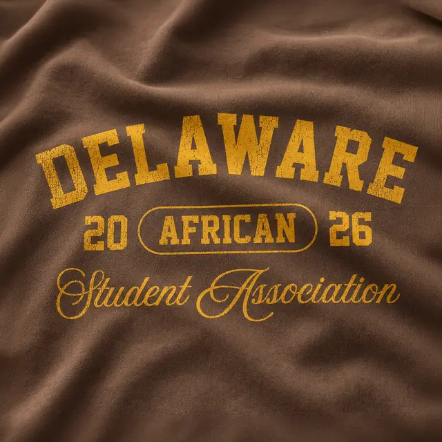 African Student Association Stacked Serif Text PR Shirt