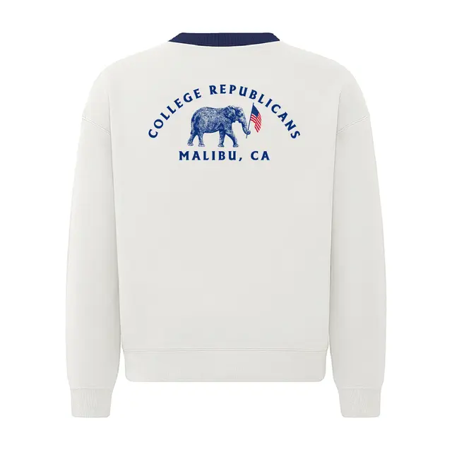 College Republicans Elephant Illustration PR Crewneck 2