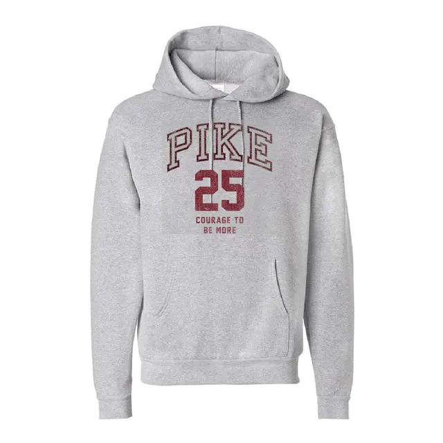 PIKE Bold Arch Text and Number PR Hoodie 2