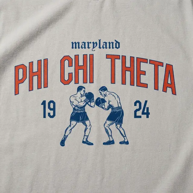 Phi Chi Theta Boxing Illustration PR Sweater